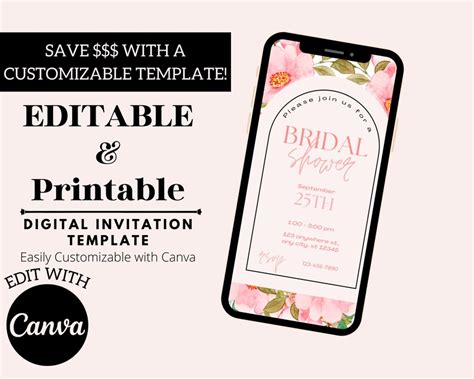 Bridal Shower Invitation Templates