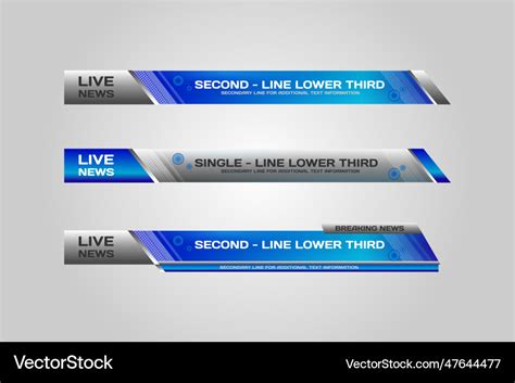 Broadcast Lower Thirds Template