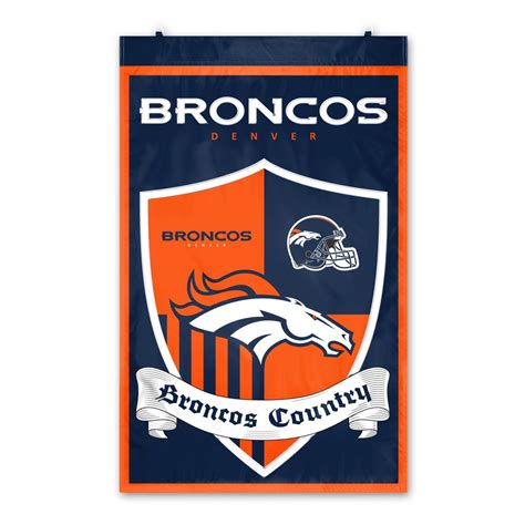 Denver Broncos Shield Stencil Printable