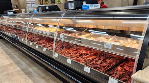 Meat department at Buc-ee's