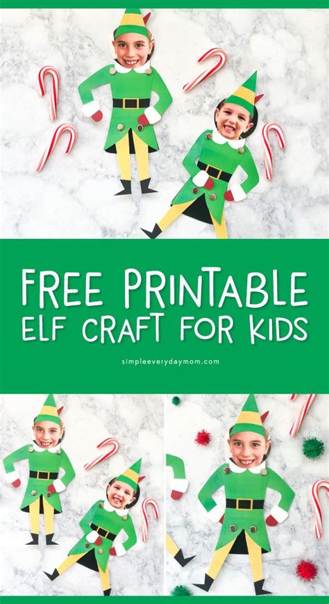 Buddy the Elf Cut Out Template Activities