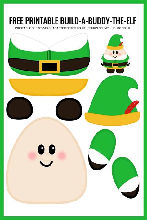 Buddy the Elf Cut Out Template Printable