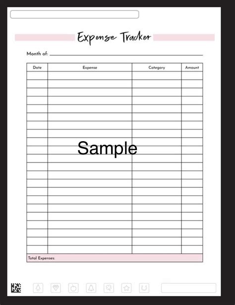 Budget Tracker Template