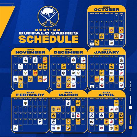 Buffalo Sabres Schedule