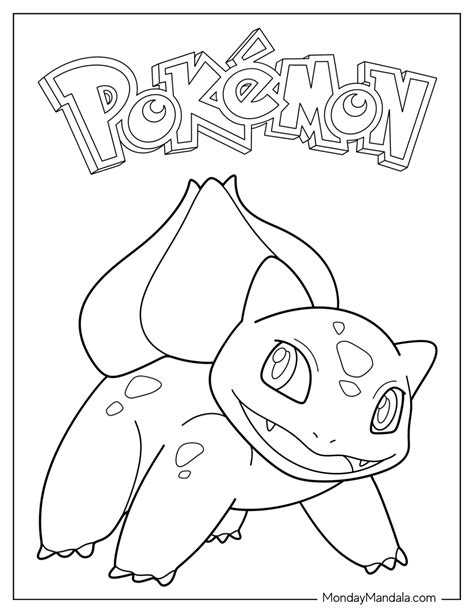 Bulbasaur Coloring Page