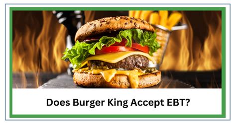 Burger King Accepts EBT