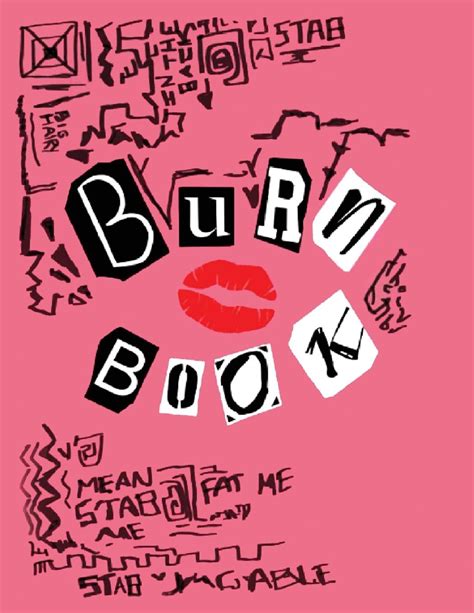 Burn Book Template