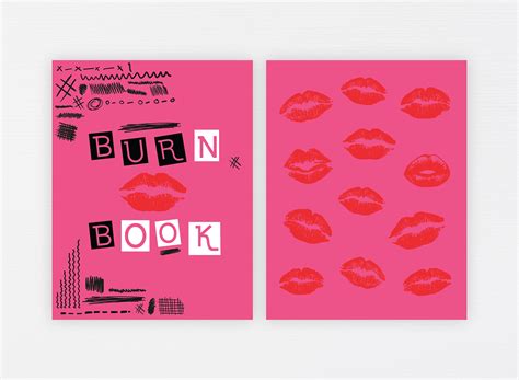 Burn Book Template Creative