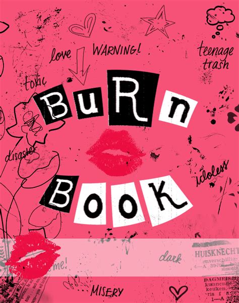 Burn Book Template Example 2