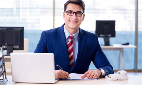 Business Administrator conducting a job interview