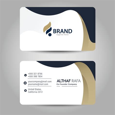 Business Card Back Design