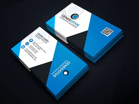 Business Card Template Design 1