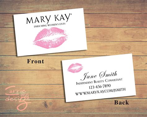 Business Card Templates for Mary Kay Consultants