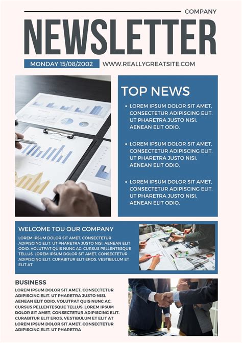 Business Newsletter Design