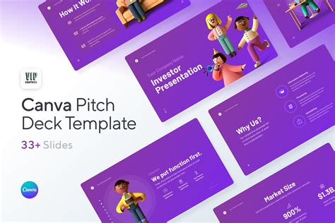 Business Pitch Deck Template by Canva