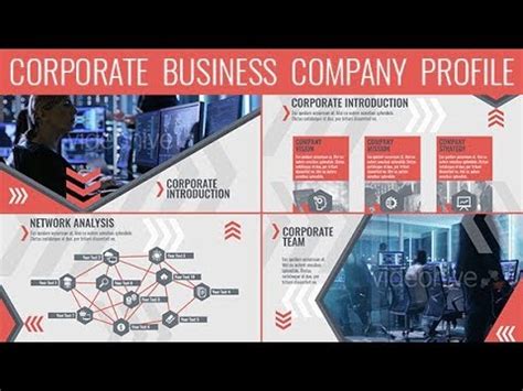 Business Profile After Effects Template