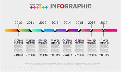 Business timeline template ppt