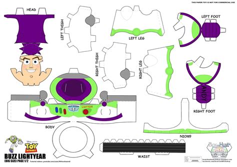 Buzz Lightyear Chest Template 3D Element