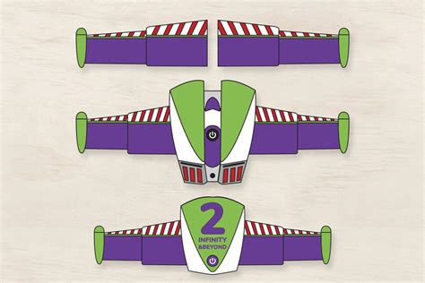 Buzz Lightyear Wings Template Design