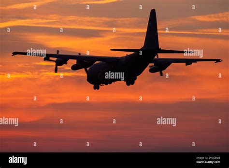 C-130 sunset