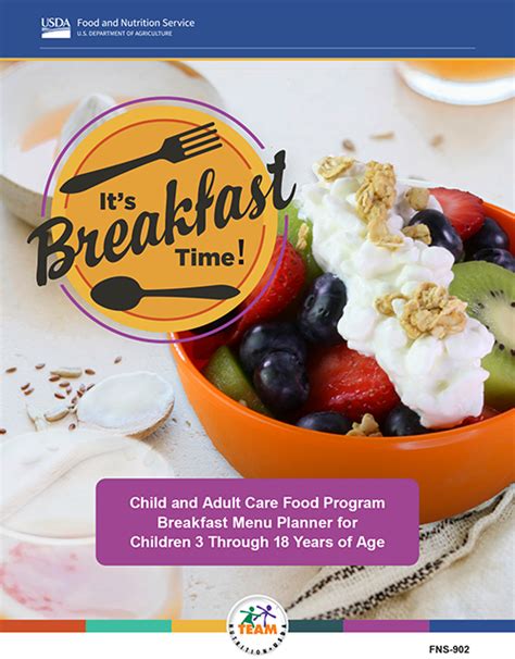 CACFP Breakfast Menu Planner