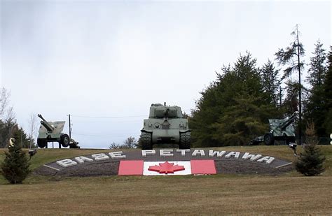 Military vehicles at CFB Petawawa