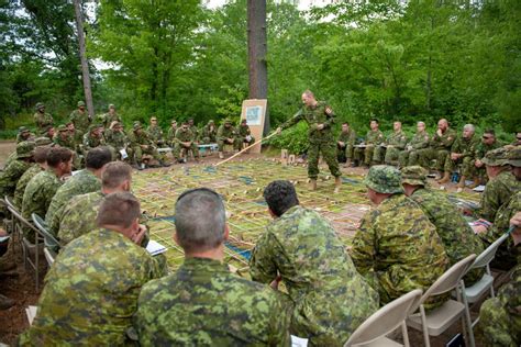 Officer training at CFB Petawawa