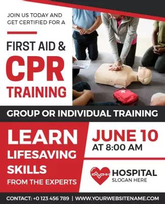 CPR Flyer Template Gallery 5