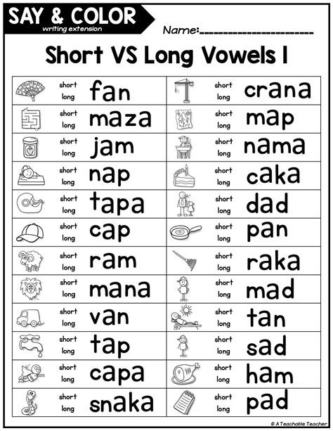 CVC words with long vowels