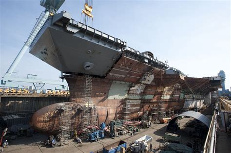 CVN 79 Aircraft Carrier Construction Process