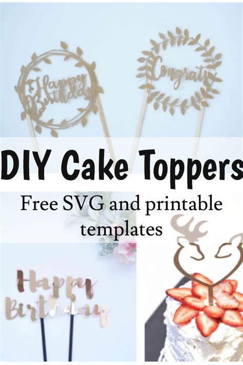 Cake Topper Design Templates