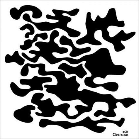 Camo Stencil for Crafts