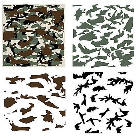 Camo Stencil for Hunting Gear