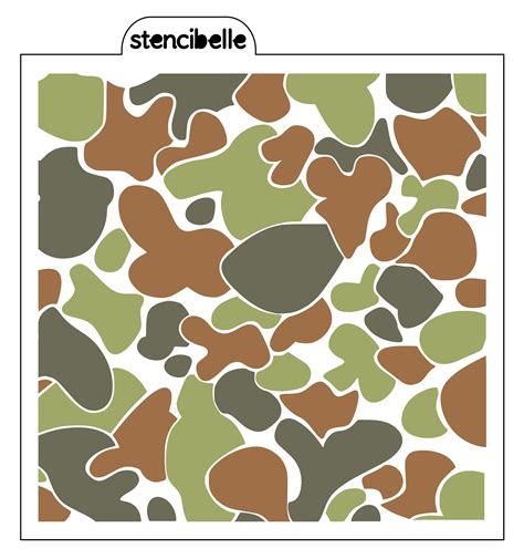 Camo Stencil for Clothing