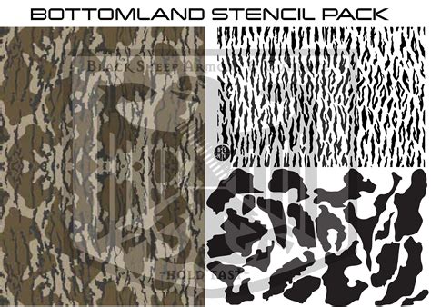 Camo Stencil for Accessories