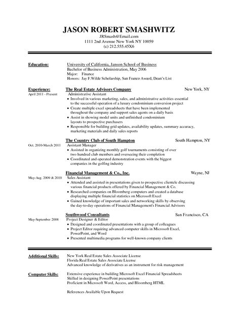 Canadian Resume Template Word