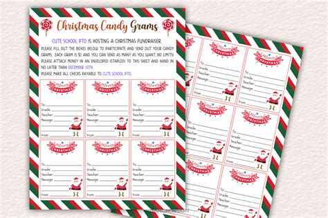 Candy Gram Template Design