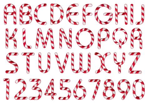 Candyland Alphabet Font