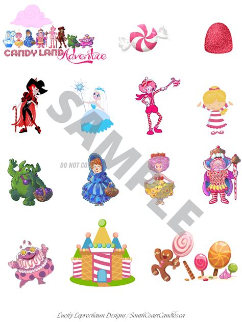 Using Candyland Printables