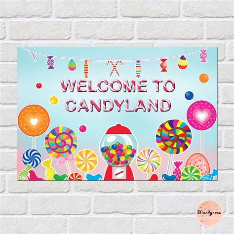 Candyland Signs Printing Tips