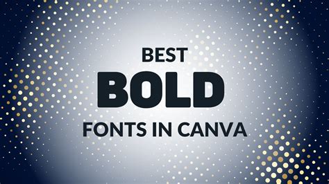 Canva Font Selection