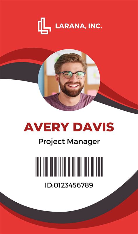 Canva ID Card Template