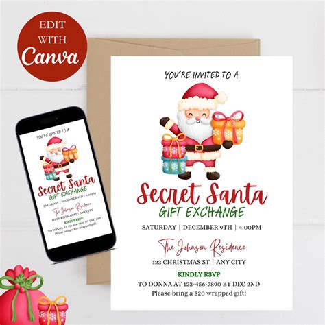 Canva Secret Santa