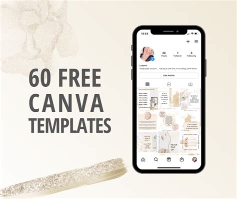 A screenshot of Canva's template download options