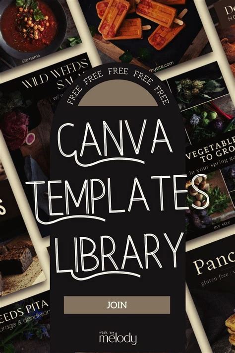 A screenshot of Canva's template library