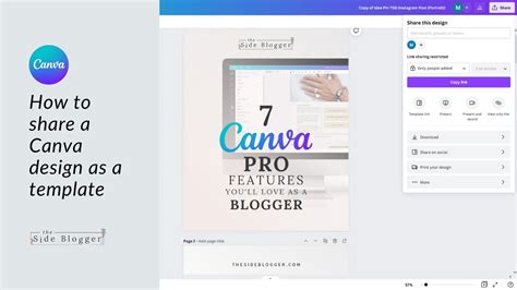 Canva Template Sharing