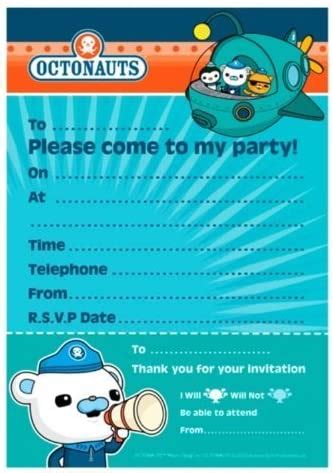 Captain Barnacles Invitation