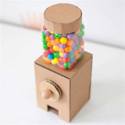 Cardboard Gumball Machine DIY