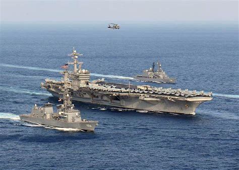 Carrier Strike Group 1 in action