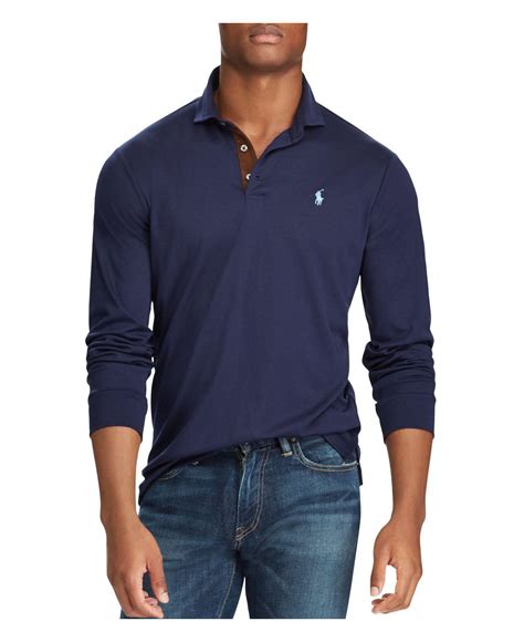 Casual Navy Blue Polo